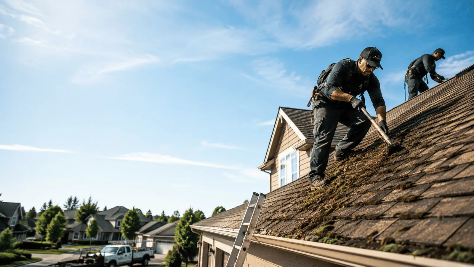 Roof Moss Removal in Clark, NJ near me